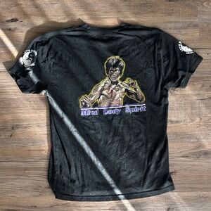 Next Level Apparel Men's Black Graphic Tee - Mind Body Spirit